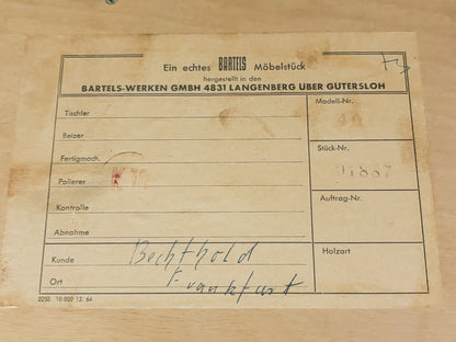 1960s Sideboard, Bartels