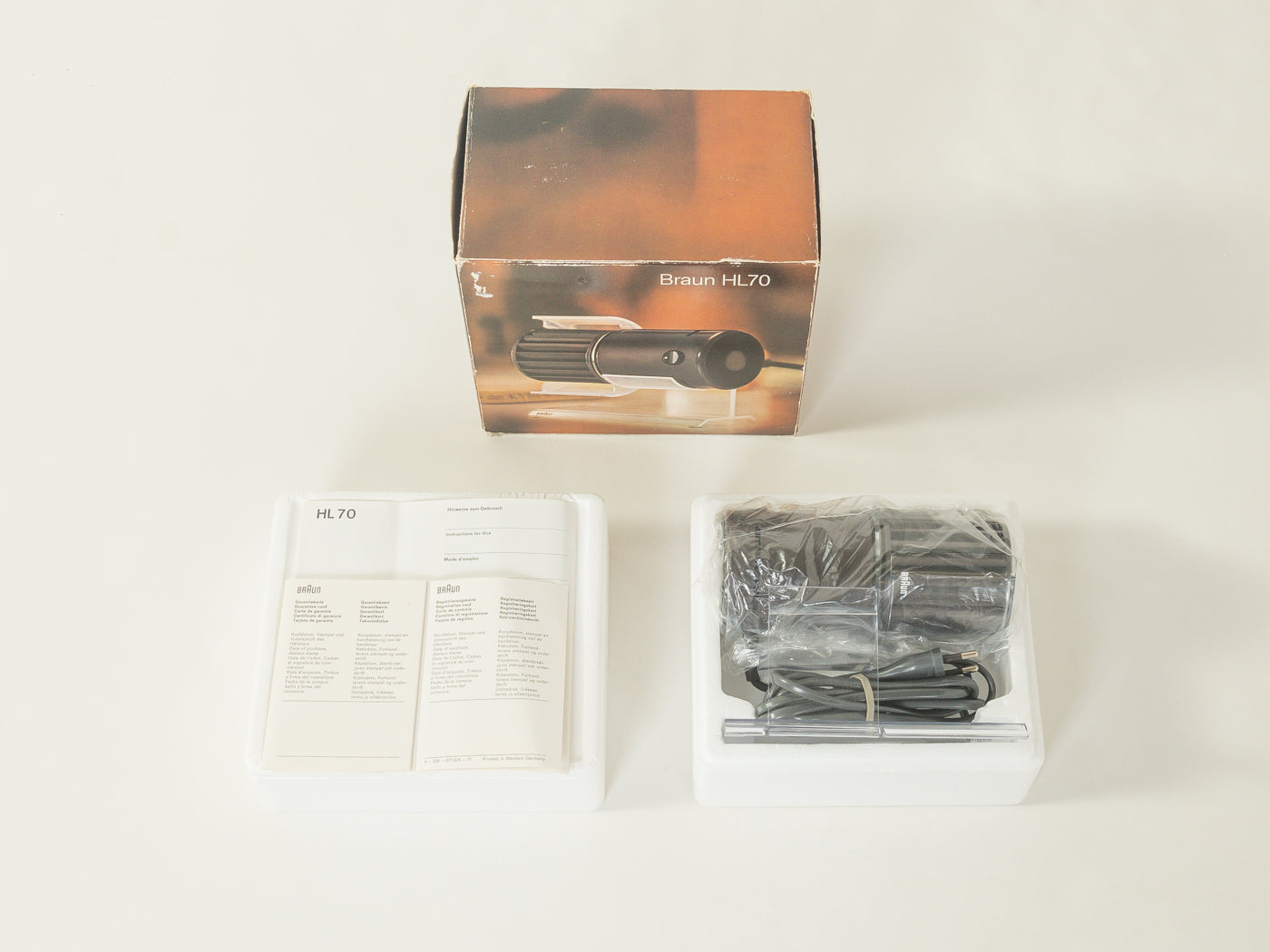 HL70 table fan, Reinhold Weiß & Jürgen Greubel, Braun