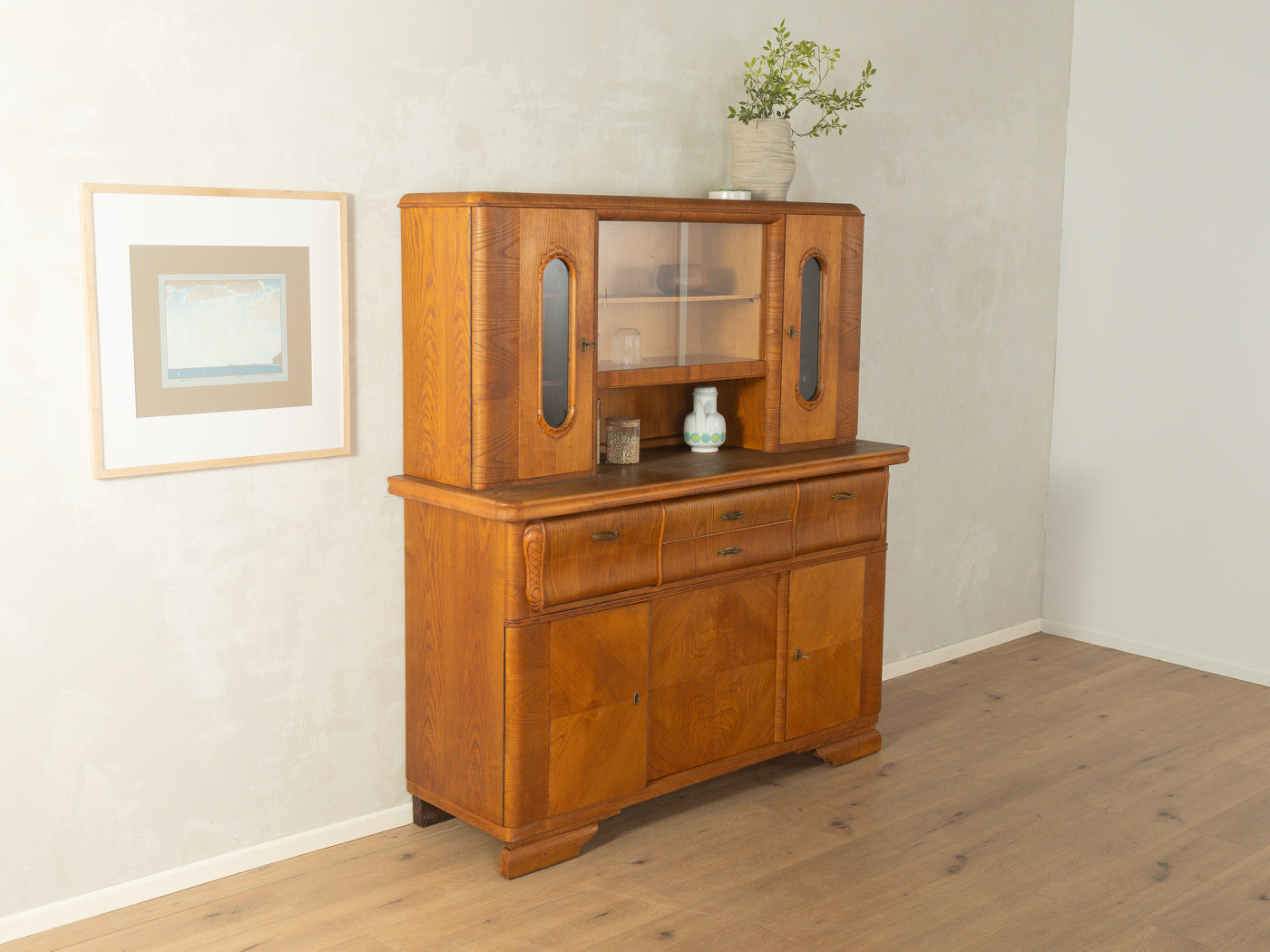 1920er Jahre Art déco Küchenschrank