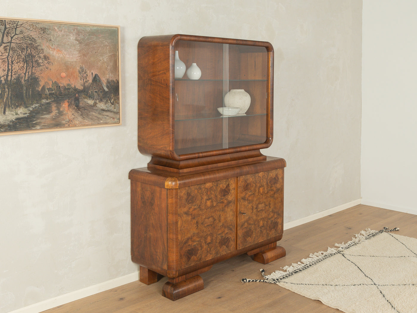1920s Art Deco Display Cabinet
