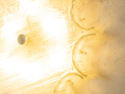 Frosted glass wall and ceiling lamp, Kaiser Leuchten