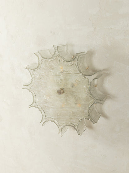 Frosted glass wall and ceiling lamp, Kaiser Leuchten