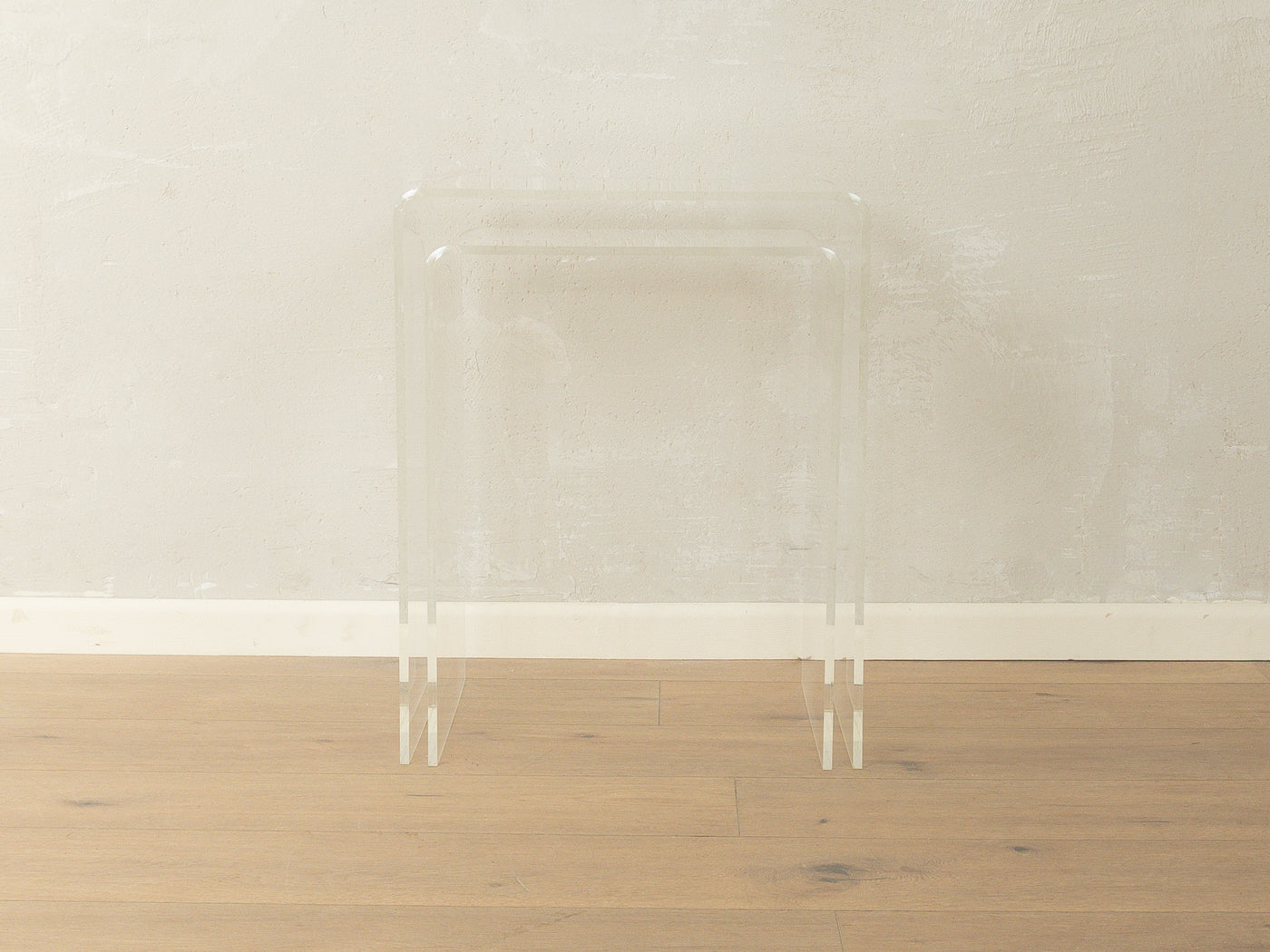 1960s acrylic glass side tables
