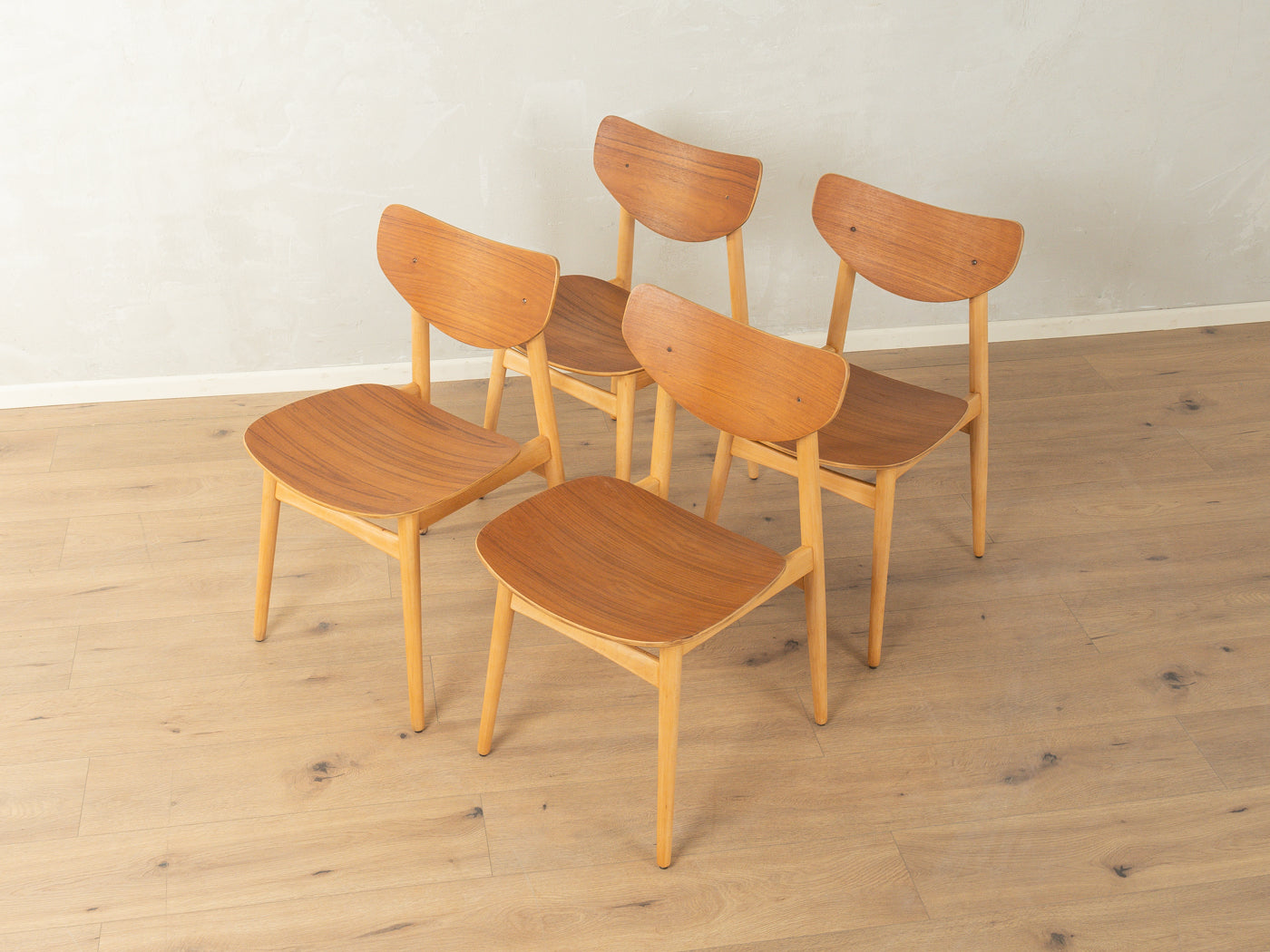 1950er Jahre Schichtholzstühle