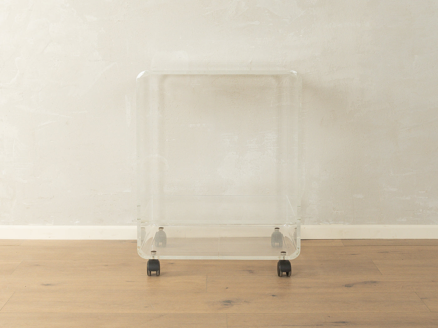 1960s acrylic side table,