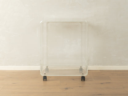 1960s acrylic side table,