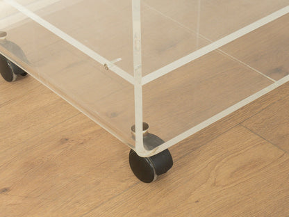 1960s acrylic side table,