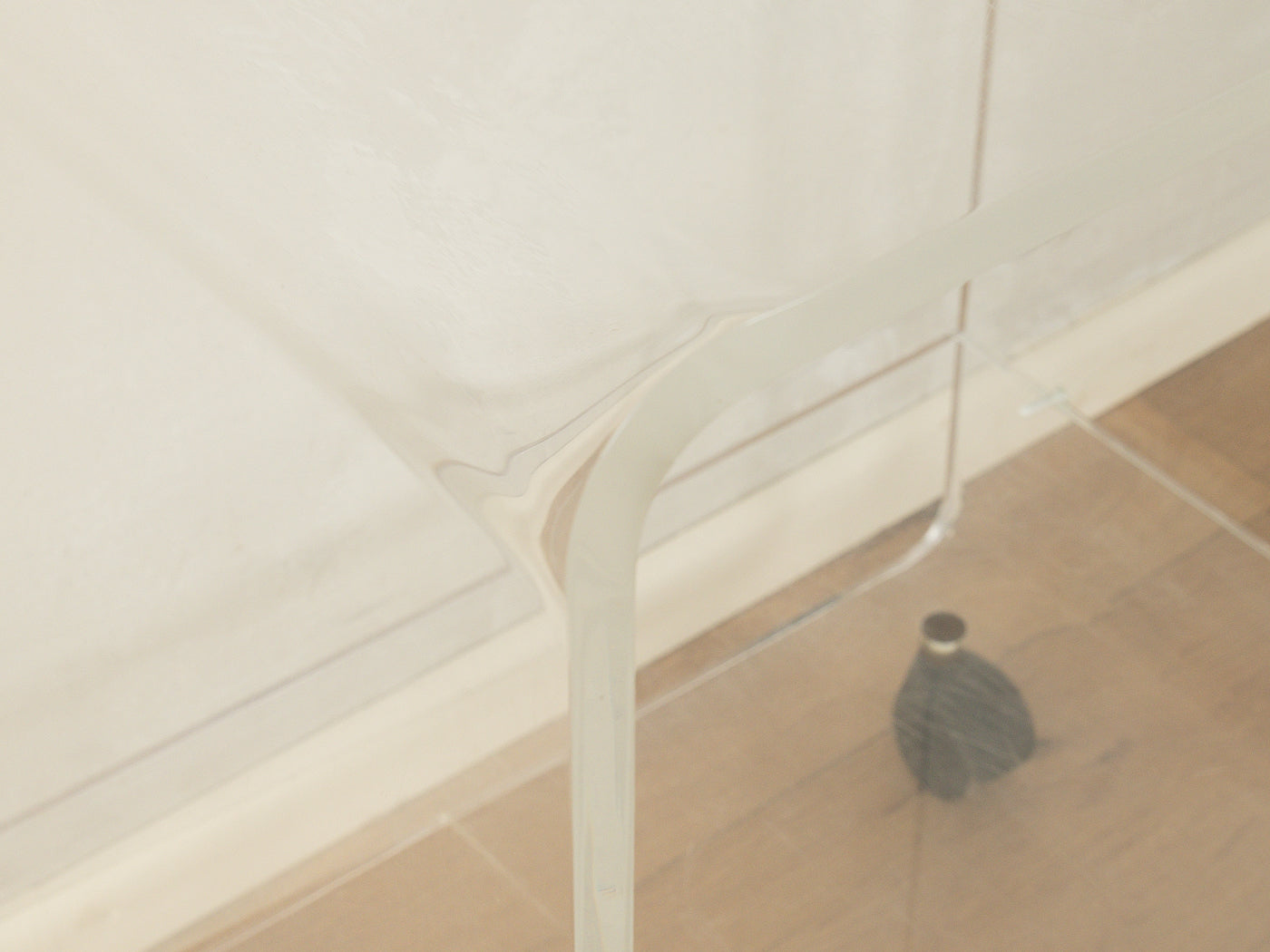 1960s acrylic side table,