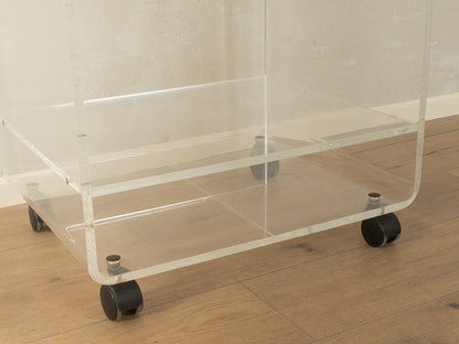 1960s acrylic side table,