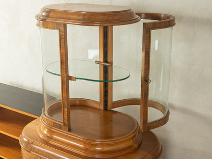 1930er Jahre Art déco Vitrine