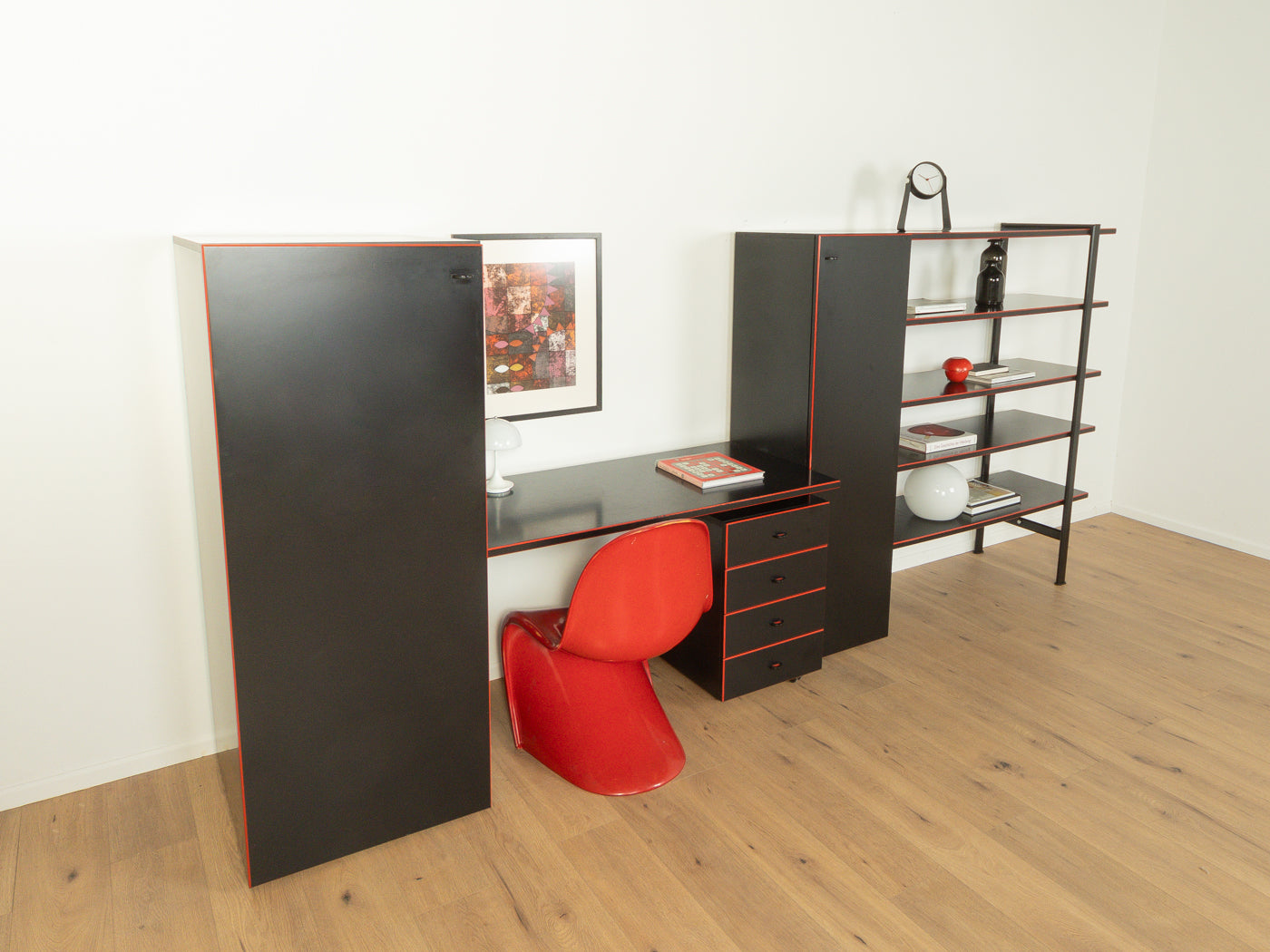 Postmodern wall unit, Peter Maly for interlübke