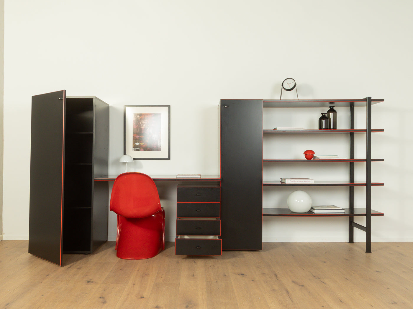 Postmodern wall unit, Peter Maly for interlübke