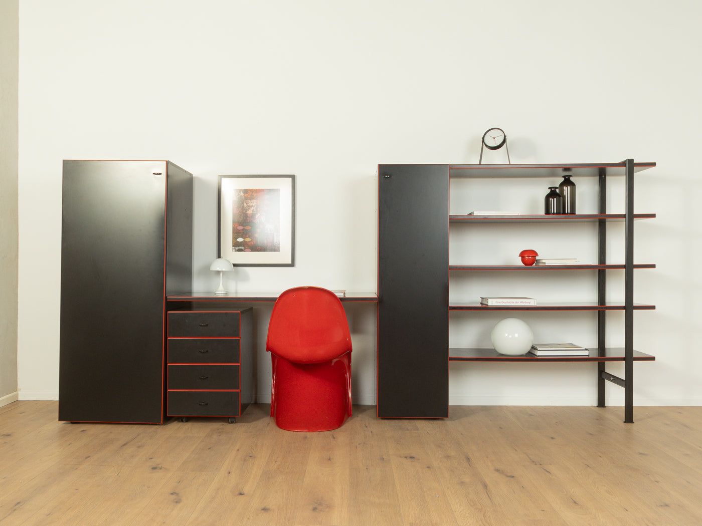 Postmodern wall unit, Peter Maly for interlübke