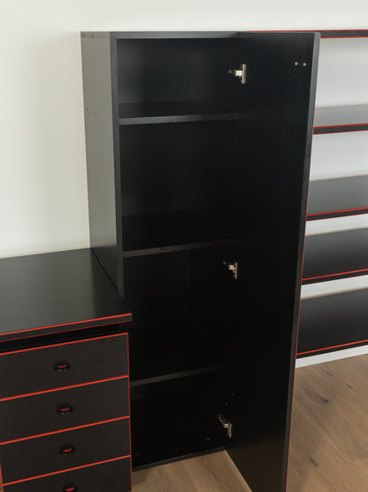 Postmoderne Schrankwand, Peter Maly für interlübke