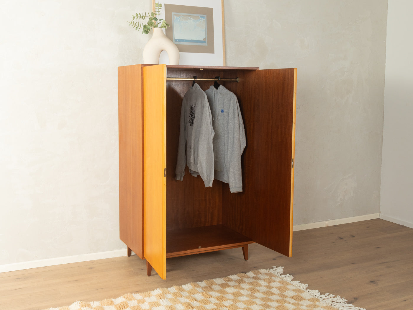 Sweden vintage cupboard 60s スウェーデン Black Swedish Cupboard or Kitchen Cabinet, Sweden Late 18th C