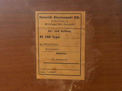 1960s Sideboard, Heinrich Riestenpatt