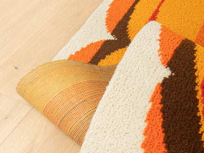 1970er Jahre Space Age Teppich, 200 x 291
