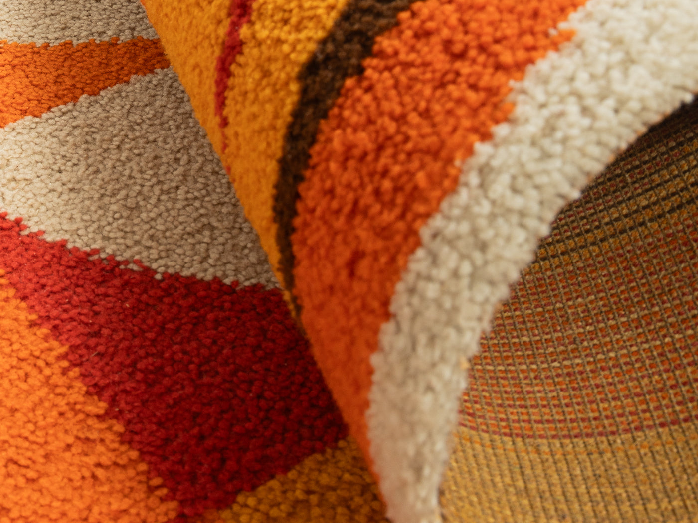 1970er Jahre Space Age Teppich, 200 x 291