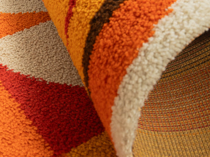 1970er Jahre Space Age Teppich, 200 x 291