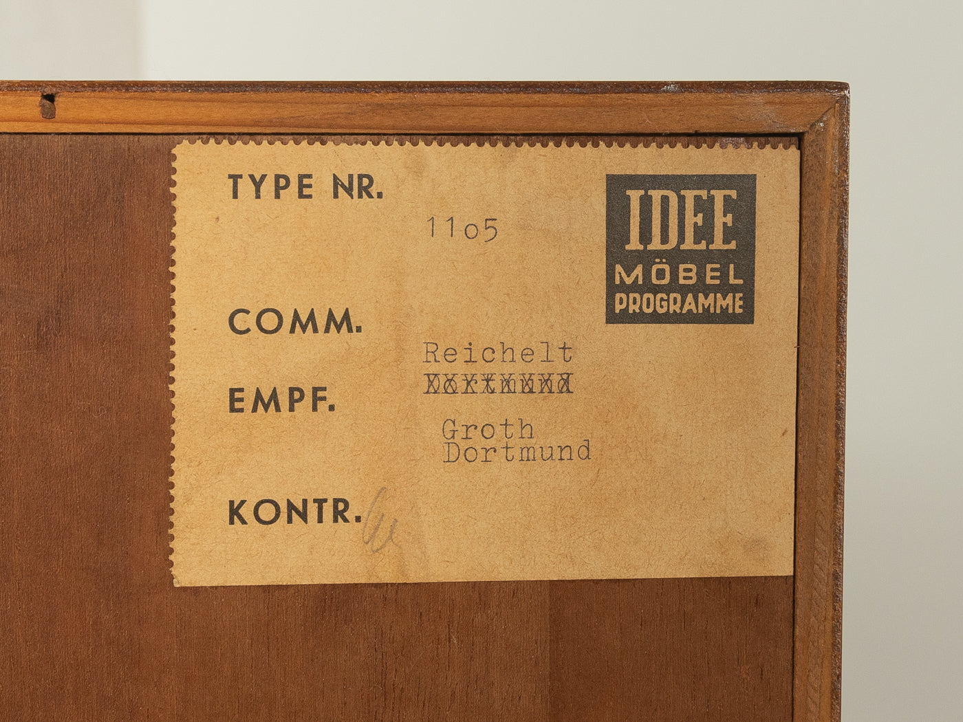 1950er Jahre Kommode, Oldenburger Möbelwerkstätten