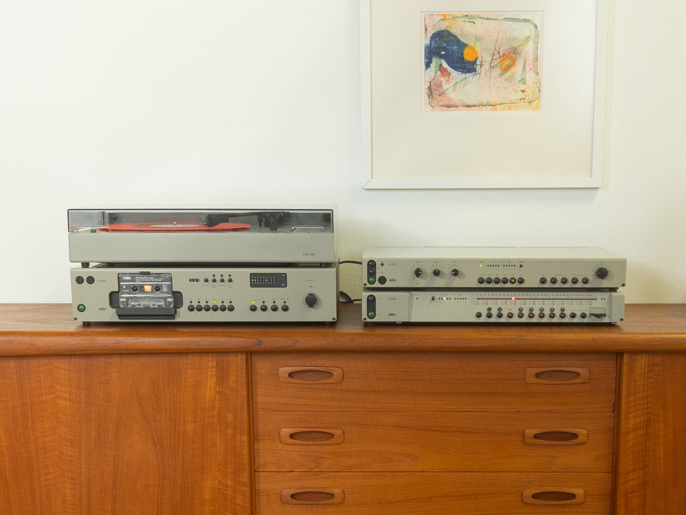 BRAUN Studio HIFI 501 Komplettanlage, Dieter Rams