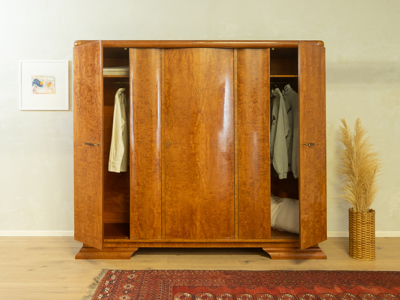 Art déco Kleiderschrank