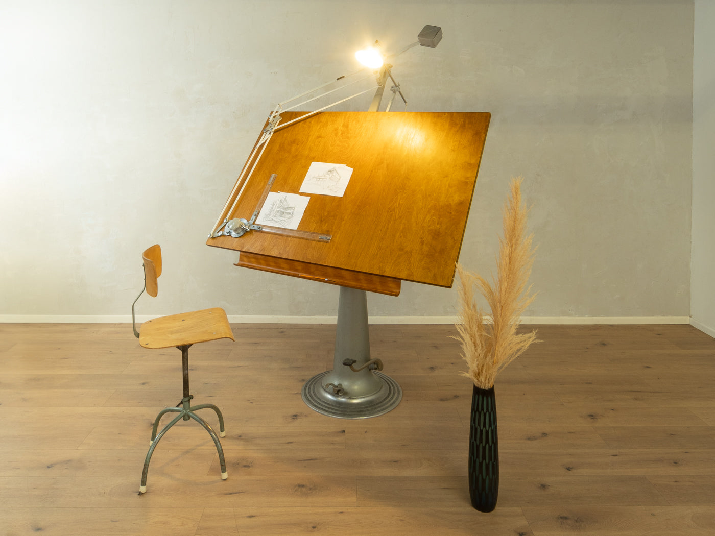 1950er Jahre Zeichentisch, Nike Eskilstuna