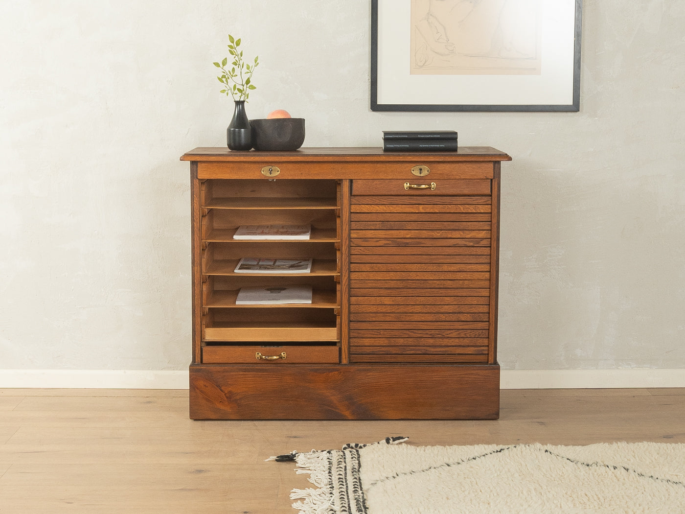 Art déco Rollladenschrank