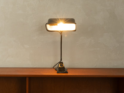Art Deco desk lamp, Hellux