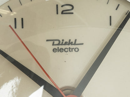 1960s Wall Clock, Diehl Electro