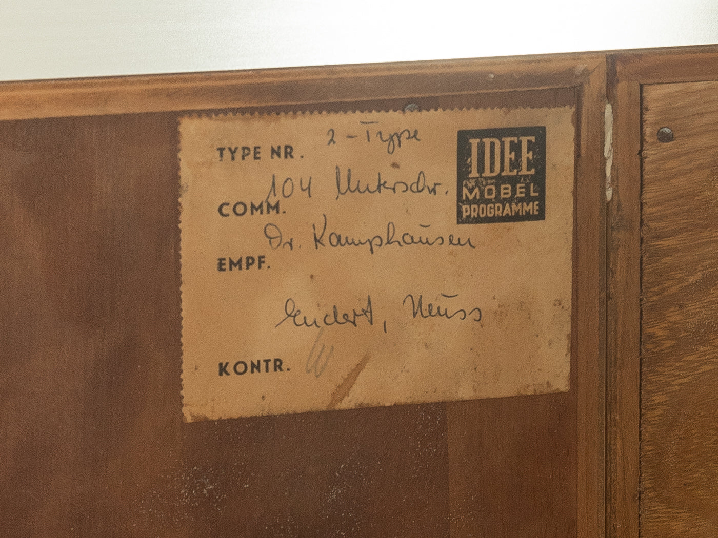 1950er Jahre Sideboard, Oldenburger Möbelwerkstätten - Bild 6
