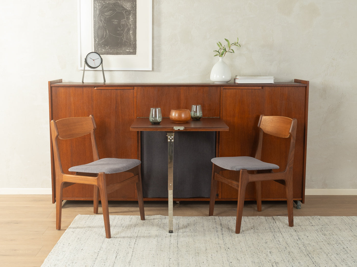 1960er Jahre Mid-Century Klappbett