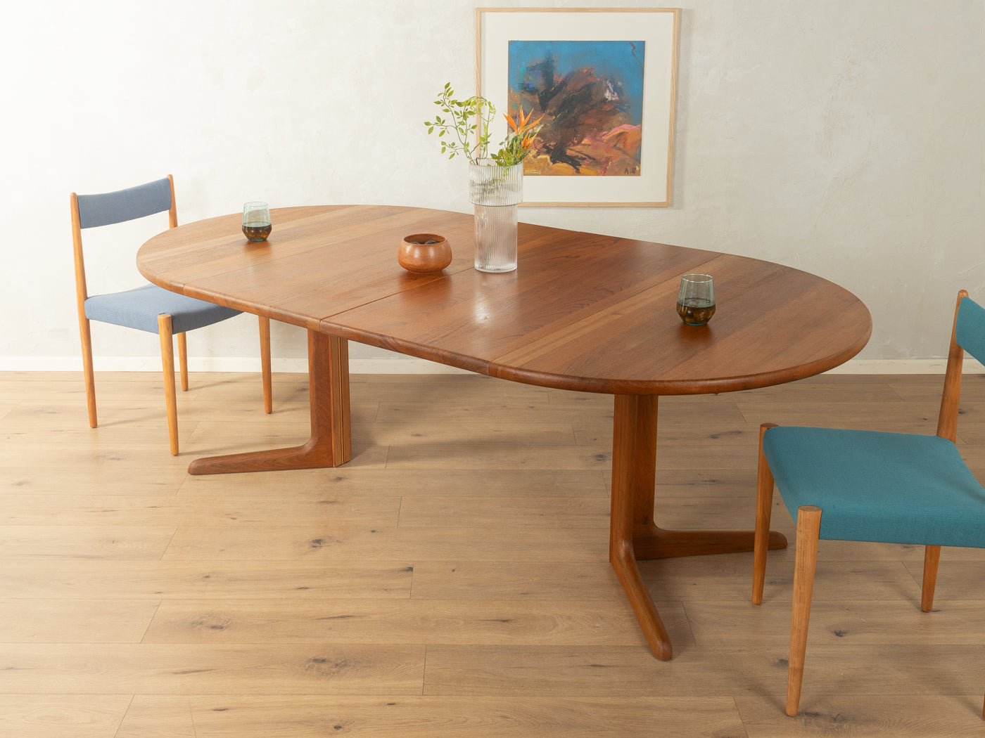 Buy 1960s Mid-Century Teak Dining Table with Star Base | MCF | MCF