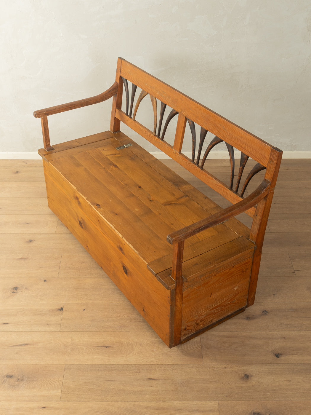 Biedermeier Truhenbank - Bild 5