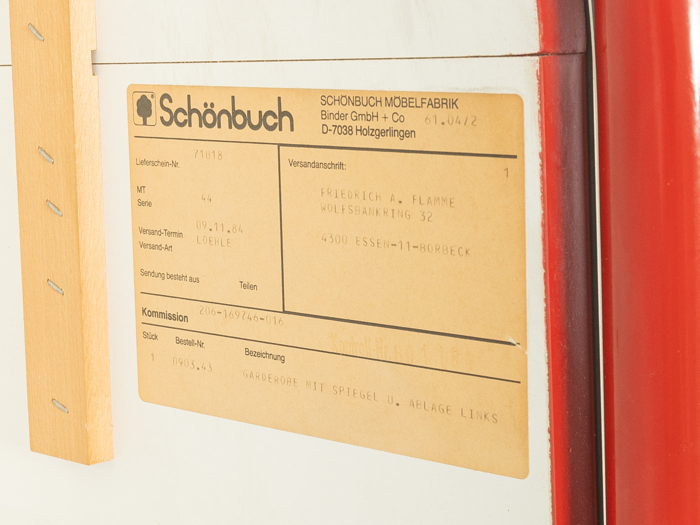 1980er Jahre Garderobe, Schönbuch - Bild 9