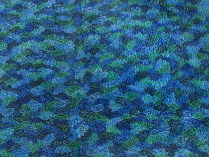 Abstrakter Hochflor-Teppich im Space Age Stil - Bild 4