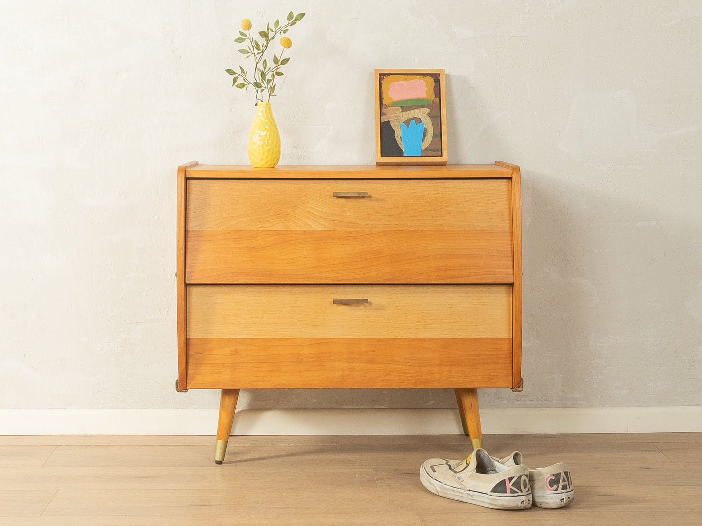 1950er Jahre Mid-Century Schuhschrank