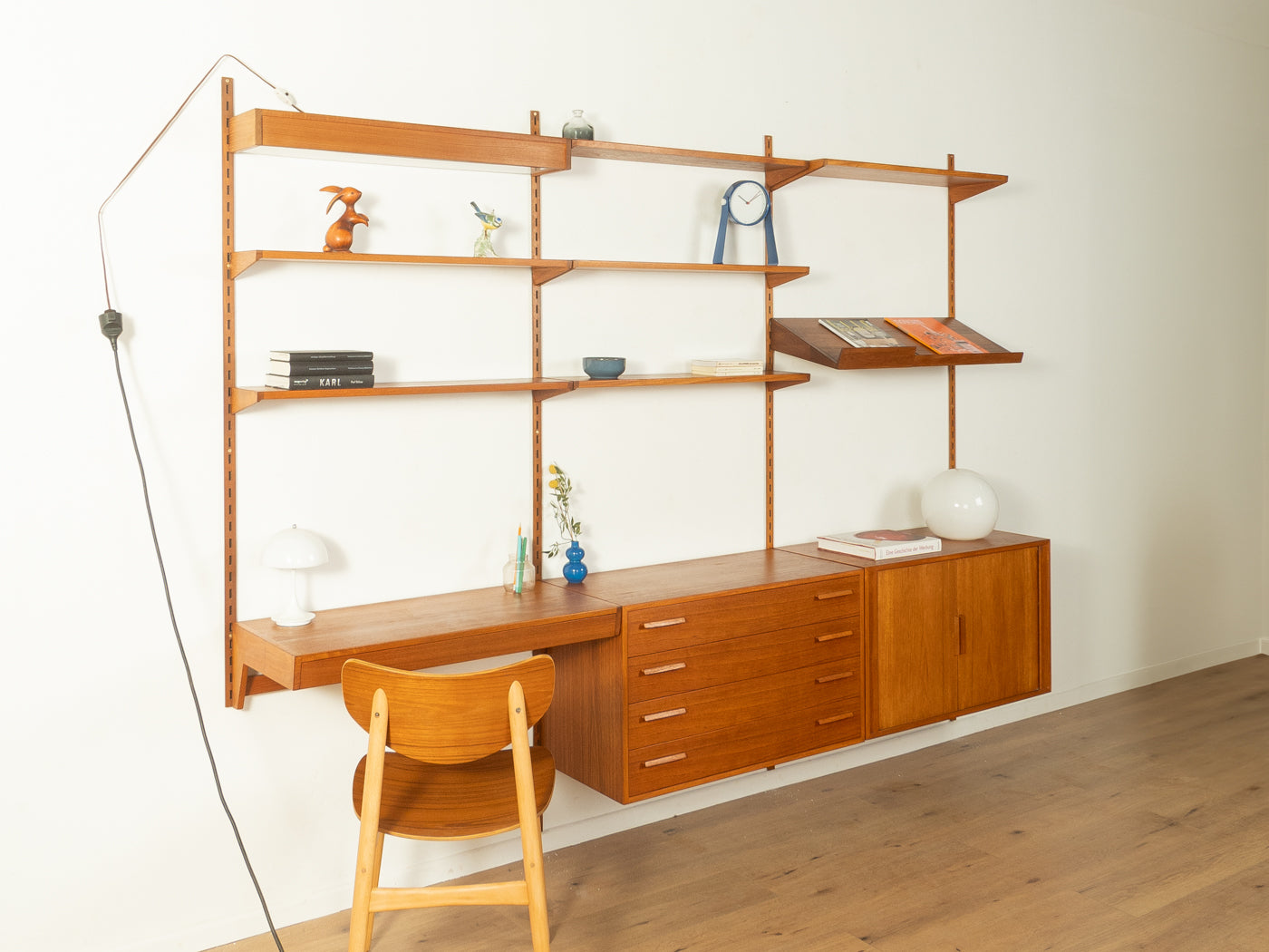 1960s Wall System, Kai Kristiansen, FM Møbler