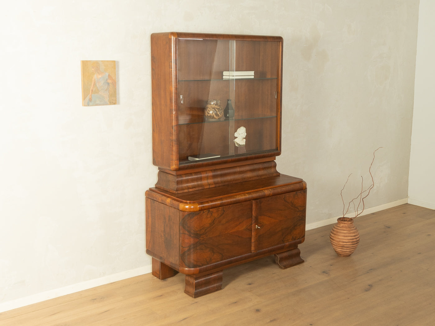 1920s Art Deco Display Cabinet