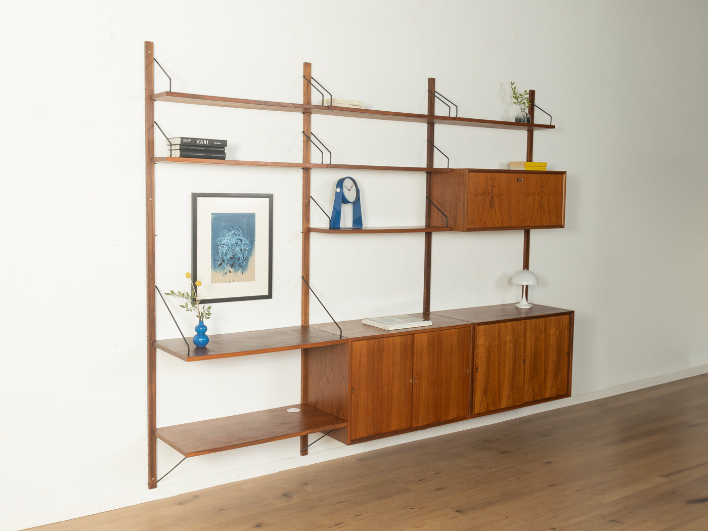 1960er Jahre Wandregal, Poul Cadovius