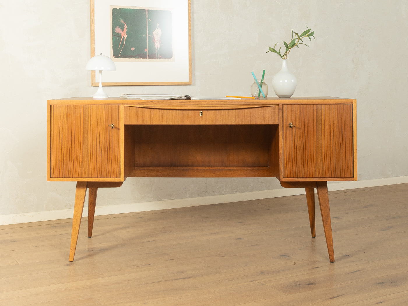 1950er Jahre Mid-Century Schreibtisch - Bild 5