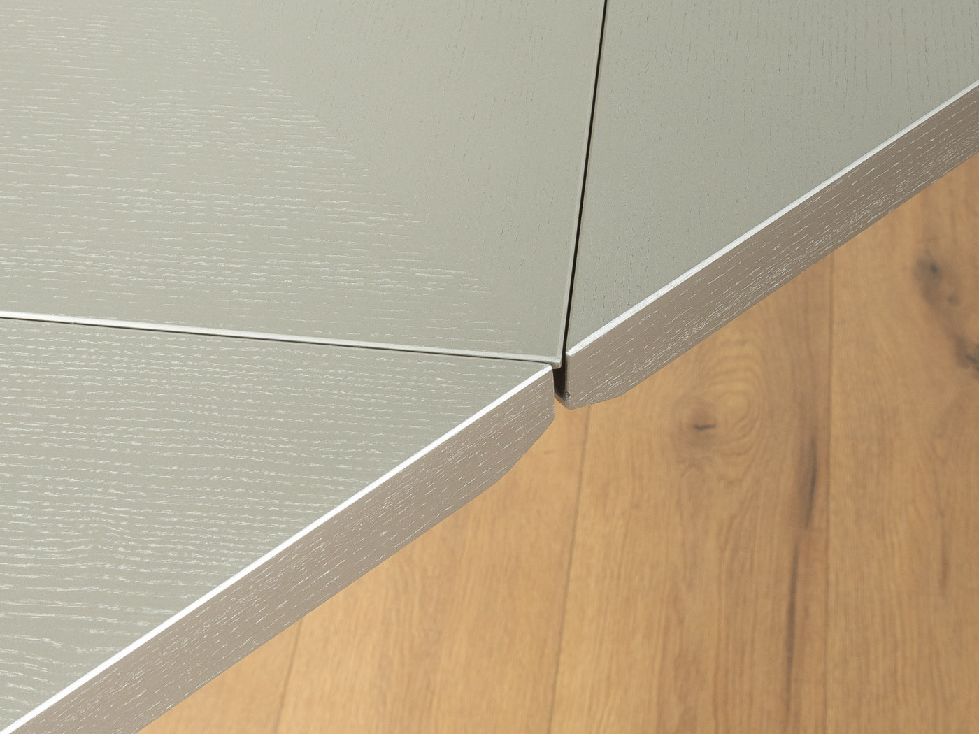 Quadrondo dining table, Erwin Nagel, Rosenthal, Silver