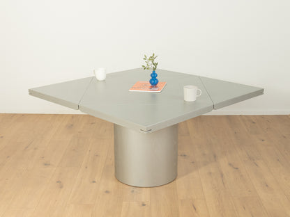 Quadrondo dining table, Erwin Nagel, Rosenthal, Silver
