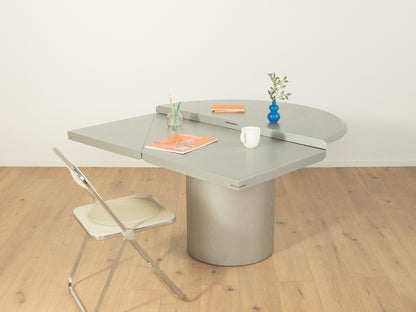 Quadrondo dining table, Erwin Nagel, Rosenthal, Silver
