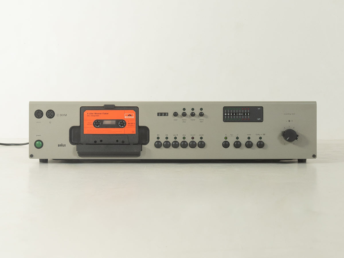 C 301 M Kassettendeck, Dieter Rams, Braun - Bild 1