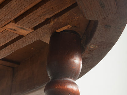 Antiker Ausziehtisch mit Mittelfuß - Bild 18