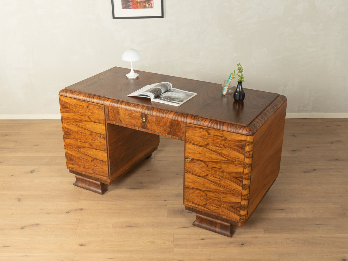 1930er Jahre Art Déco Schreibtisch - Bild 5
