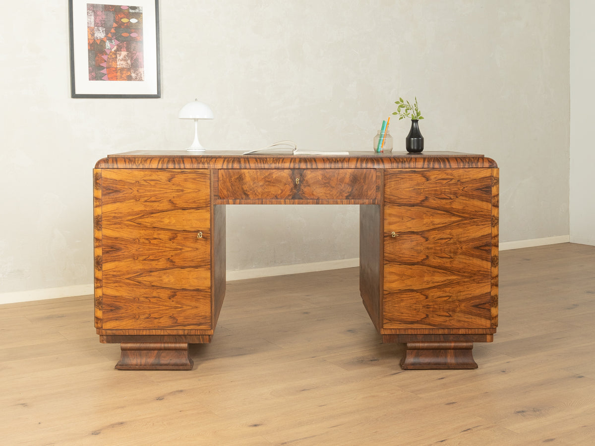 1930er Jahre Art Déco Schreibtisch - Bild 4