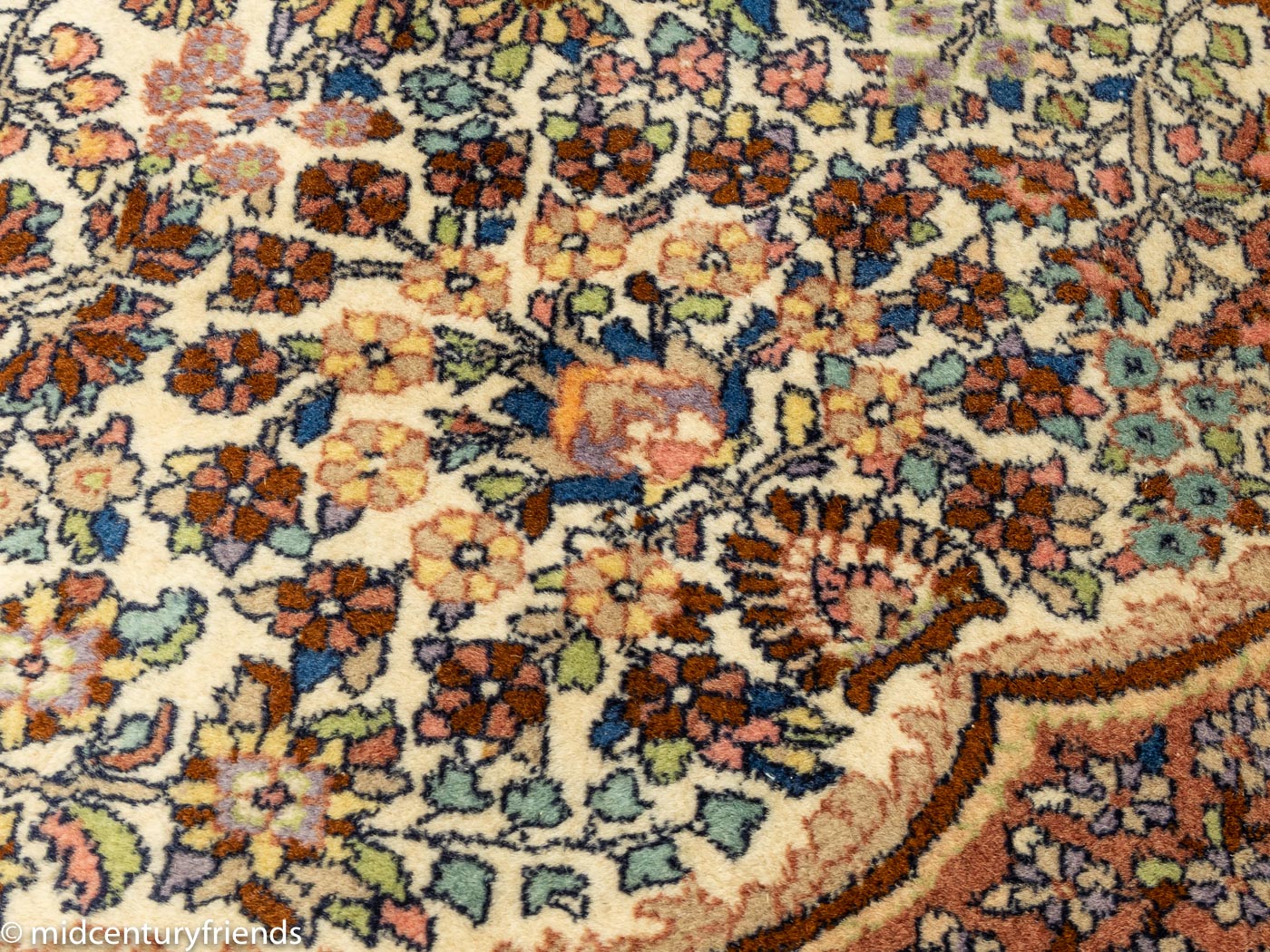 1960er Jahre Ghom Teppich, 186 x 293