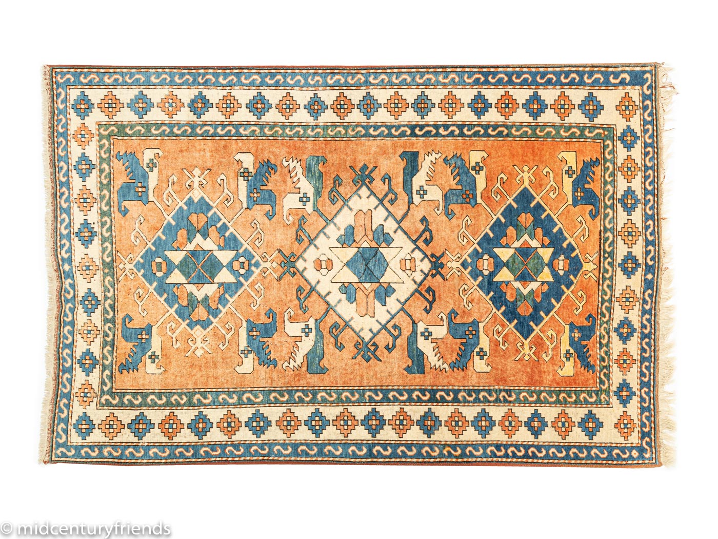1960er Jahre Kazak Teppich, 198 x 310